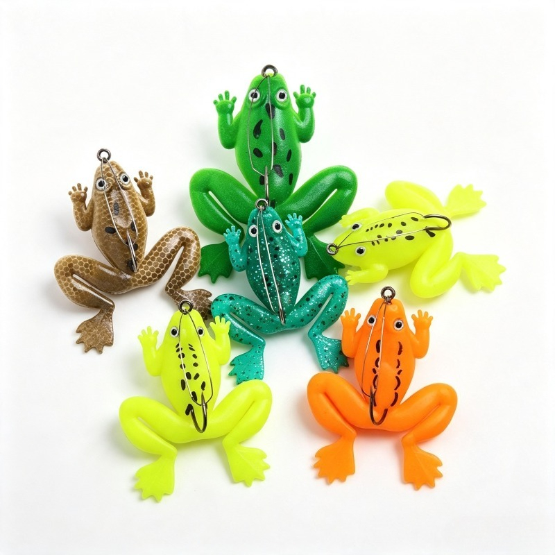 Fishing Hook Weedless - 4PCS/8PCS 5.2g/6cm Snakehead Killer Frog Lure
