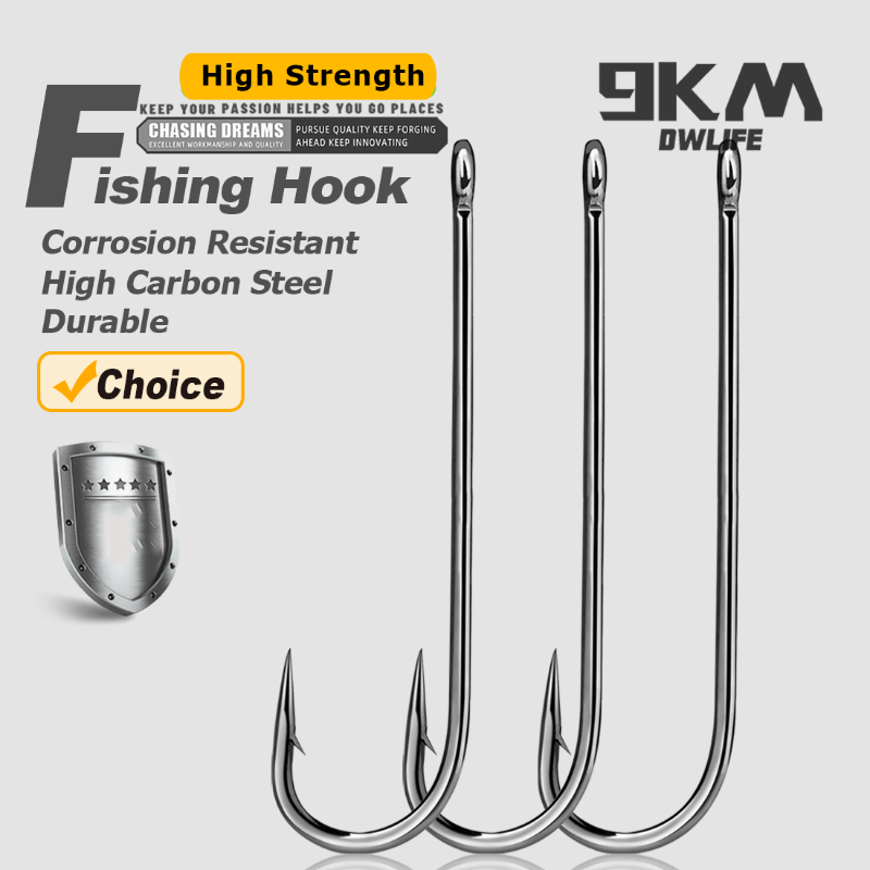 Fishing Hook Offset - 9KM Aberdeen Hooks Long Shank Fishing