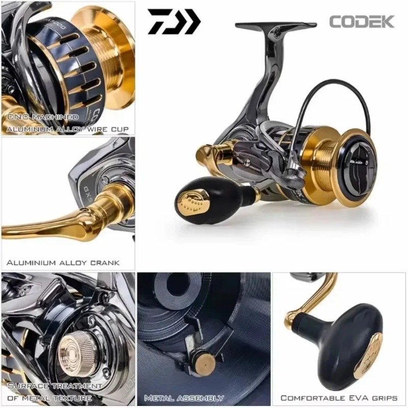 Daiwa CODEK Spinning Reel Bait - đánh giá và giá Abu Garcia Reel Max