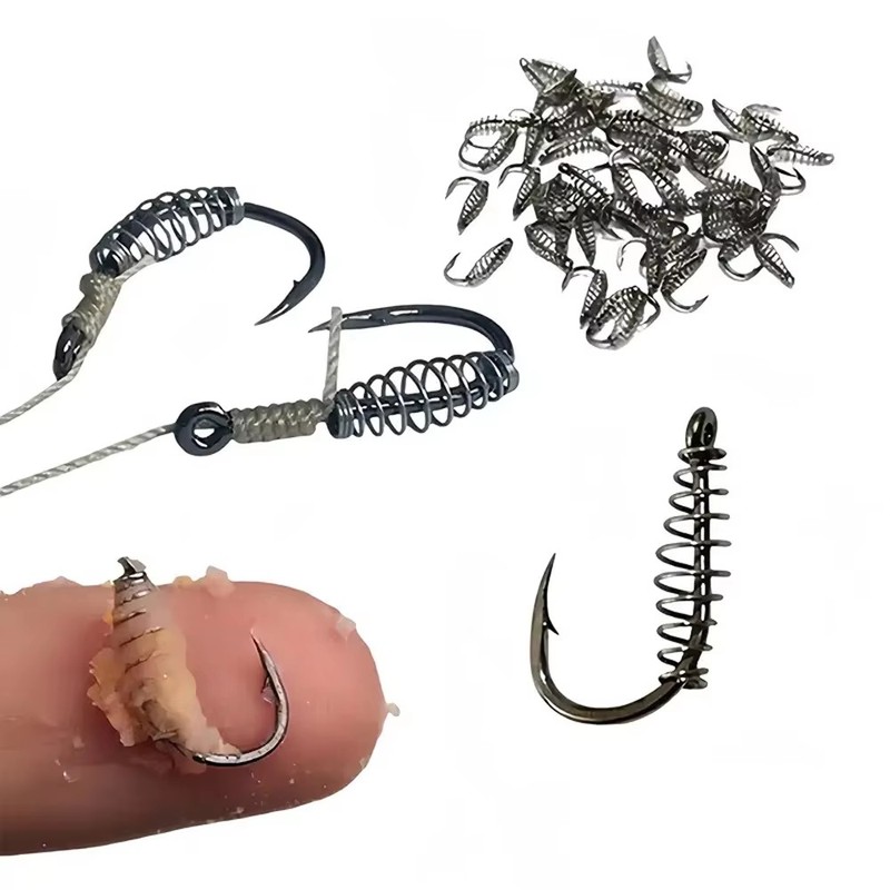10-60PCS High Carbon Steel Spr - đánh giá và giá Fishing Hook Circle