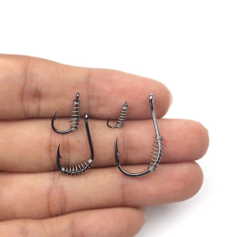10-60PCS High Carbon Steel Spr - đánh giá và giá Fishing Hook Circle