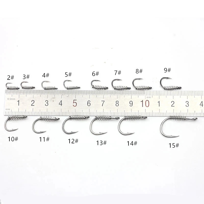 10-60PCS High Carbon Steel Spr - đánh giá và giá Fishing Hook Circle
