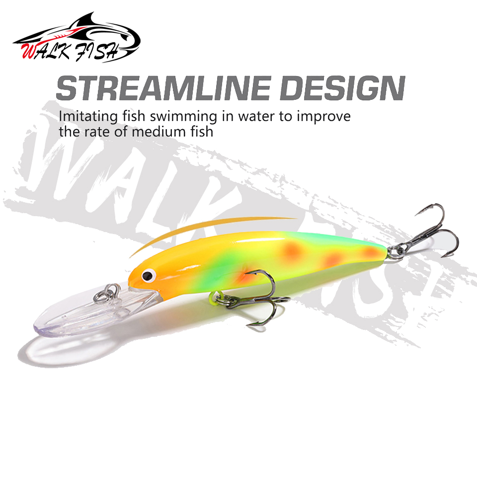 WALK FISH 12g 20g Floating Big - đánh giá và giá Fishing Hook Size