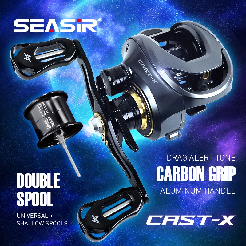 SEASIR Cast-X Baitcasting Reel - đánh giá và giá Abu Garcia Reel Max