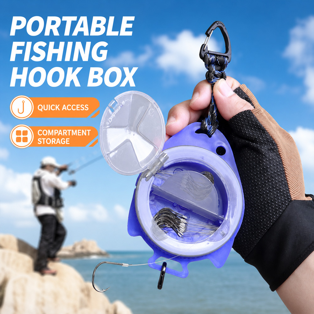 VIKINGAR Portable Swivel Sub‑l - đánh giá và giá Fishing Hook Box